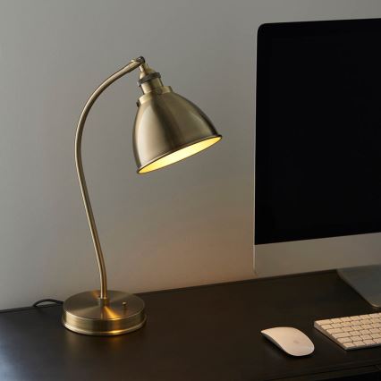 Endon 98747 - Bordslampa FRANKLIN 1xE14/7W/230V mässing