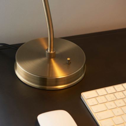 Endon 98747 - Bordslampa FRANKLIN 1xE14/7W/230V mässing