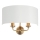 Endon 98937 - Vägglampa HIGHCLERE 2xE14/40W/230V vit/mässing