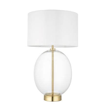 Endon 99292 - Dimmbar bordslampa KELDA 1xE27/10W/230V krämvit/guld