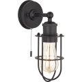 Endon 99948 - Badrumsvägglampa CREW 1xE27/6W/230V IP44 svart