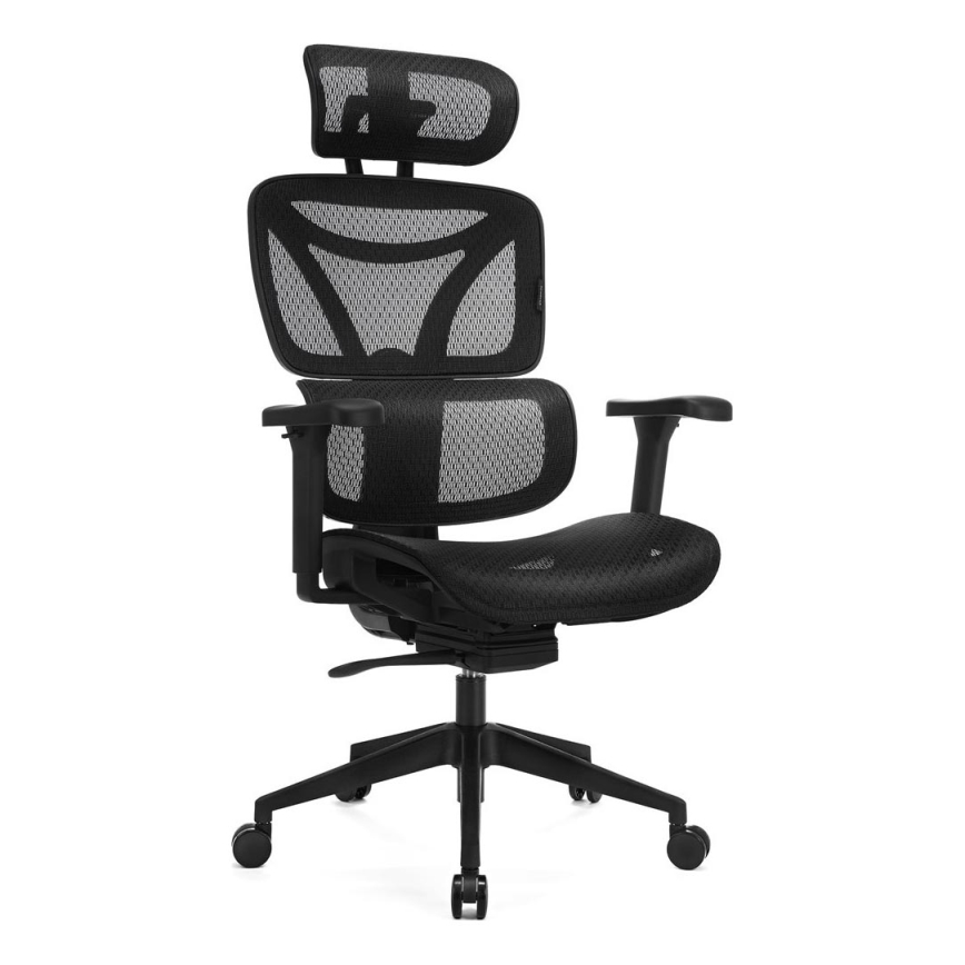 Ergonomisk kontorsstol LEVANO svart