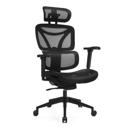Ergonomisk kontorsstol LEVANO svart