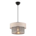 ERO hängande lampa 1xE27/60W/230V kräm/grå