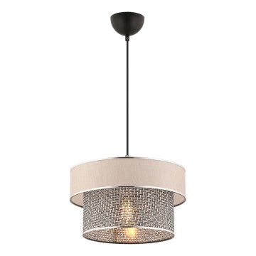 ERO hängande lampa 1xE27/60W/230V kräm/grå