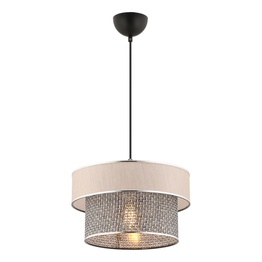 ERO hängande lampa 1xE27/60W/230V kräm/grå