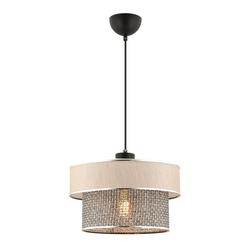 ERO hängande lampa 1xE27/60W/230V kräm/grå