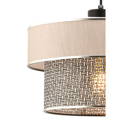 ERO hängande lampa 1xE27/60W/230V kräm/grå