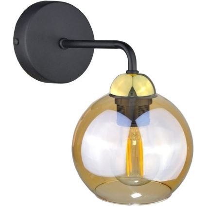 Ersättningsglas för vägglampa AMBER - brun rökig