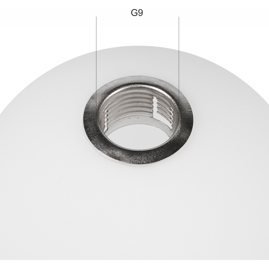 Ersättningsglas till ljuskrona ASTRO G9 diameter 10 cm