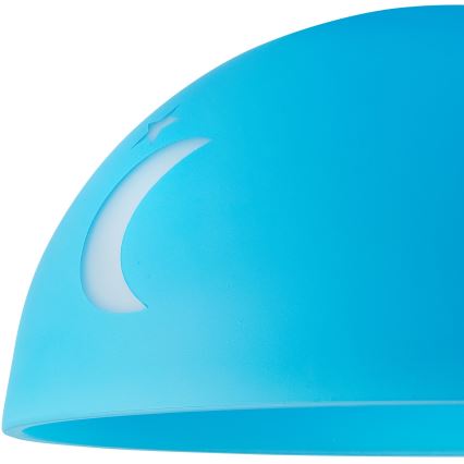 Ersättningsglas till ljuskrona DAY & NIGHT E27 diameter 30 cm blå