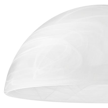 Ersättningsglas till ljuskrona E27 130x300 mm vit