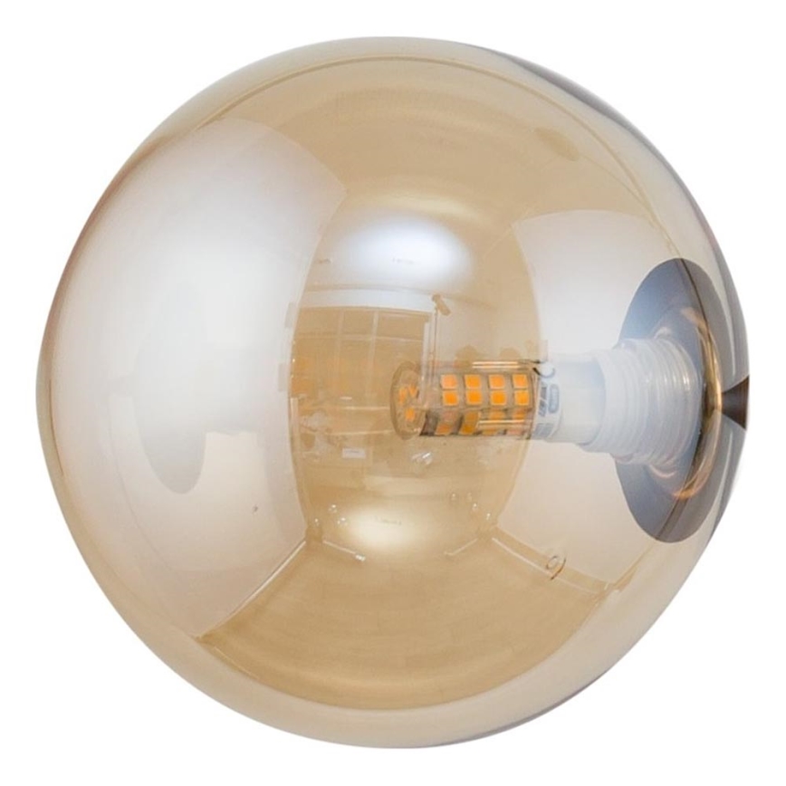 Ersättningsglas för ljuskrona, bordsljus och väggljus ORO G9 diameter 14 cm beige