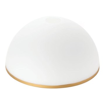 Ersättningsglas för ljuskrona och golvlampa OLD LAMP E27 diameter 30 cm vit/guld