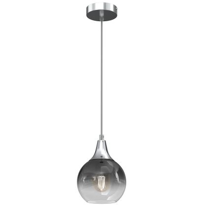Ersättningsglas för ljuskrona och vägglampa MONTE E27 diameter 15 cm rökig