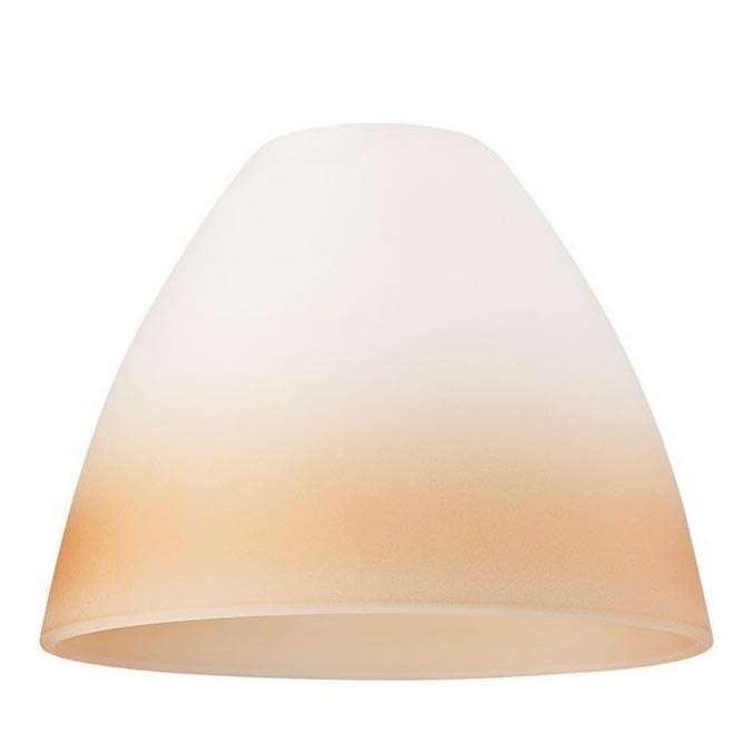 Ersättningsglas för ljuskrona och vägglampa TULIPAN E27 100x130 mm orange