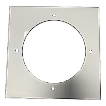 Ersättningsglas för taklampa 20x20 cm grädde