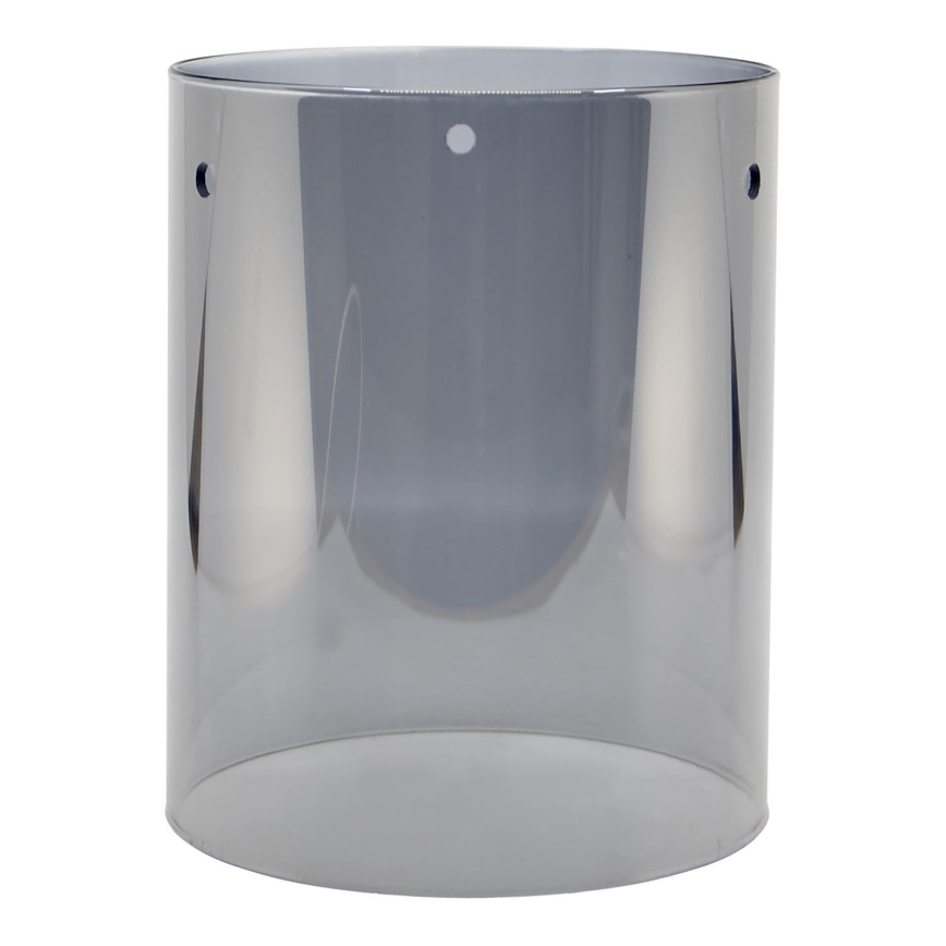 Ersättningsglas för taklampa E27 diameter 13 cm grå