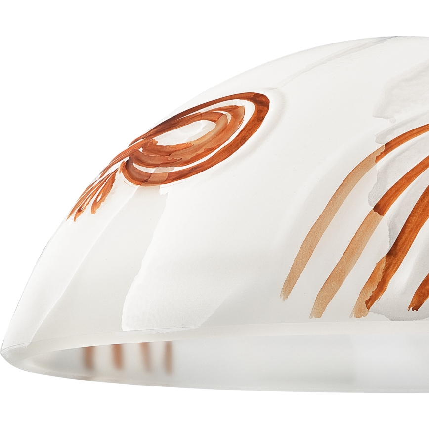 Ersättningsglas till ljuskrona SFERA E27 120x300 mm vit/orange