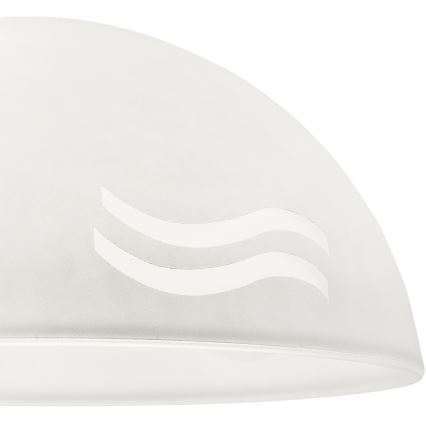 Ersättningsglas till ljuskrona SFERA E27 140x300 mm vit