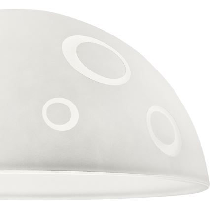 Ersättningsglas till ljuskrona SFERA E27 140x300 mm vit