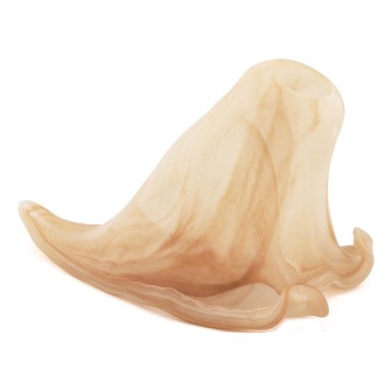 Ersättningsglas till ljuskrona E14 11,5x18 cm beige