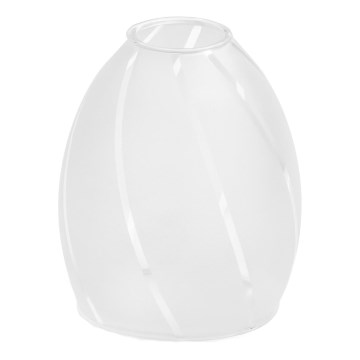 Ersättningsglas till ljuskrona E14 diameter 9 cm vit