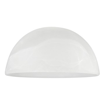 Ersättningsglas till ljuskrona E27 diameter 19 cm vit