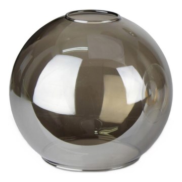 Ersättningsglas till ljuskrona LACRIMA SMOKY E27 diameter 15 cm svart rökig