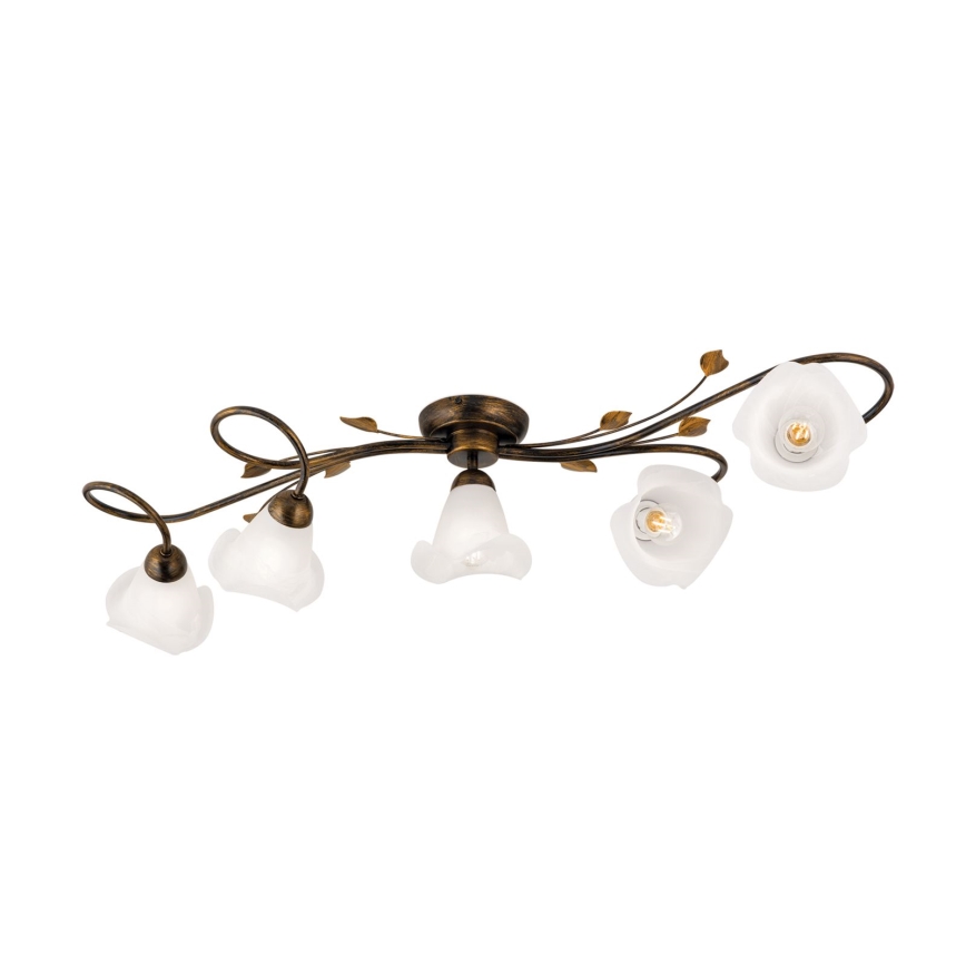 Ersättningsglas till ljuskrona och lampa SISI E14 diameter 13 cm vit