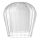 Ersättningsglas till ljuskrona PAULA E27 diameter 10 cm
