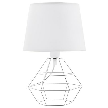 Ersättningslampskärm för bordslampa DIAMOND E27 vit