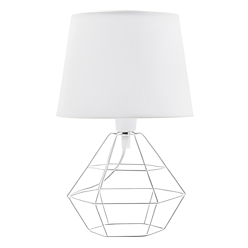 Ersättningslampskärm för bordslampa DIAMOND E27 vit