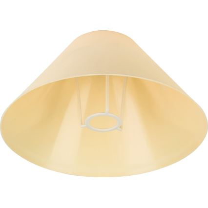 Ersättningslampskärm för bordslampa E14 21x11 cm gul