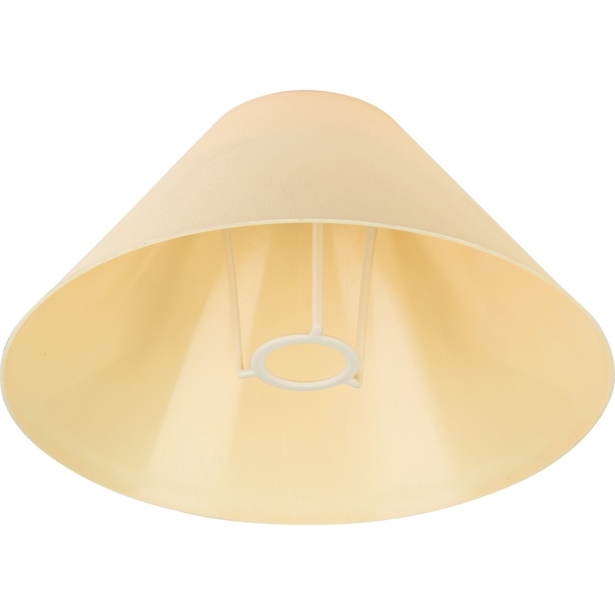 Ersättningslampskärm för bordslampa E14 21x11 cm gul