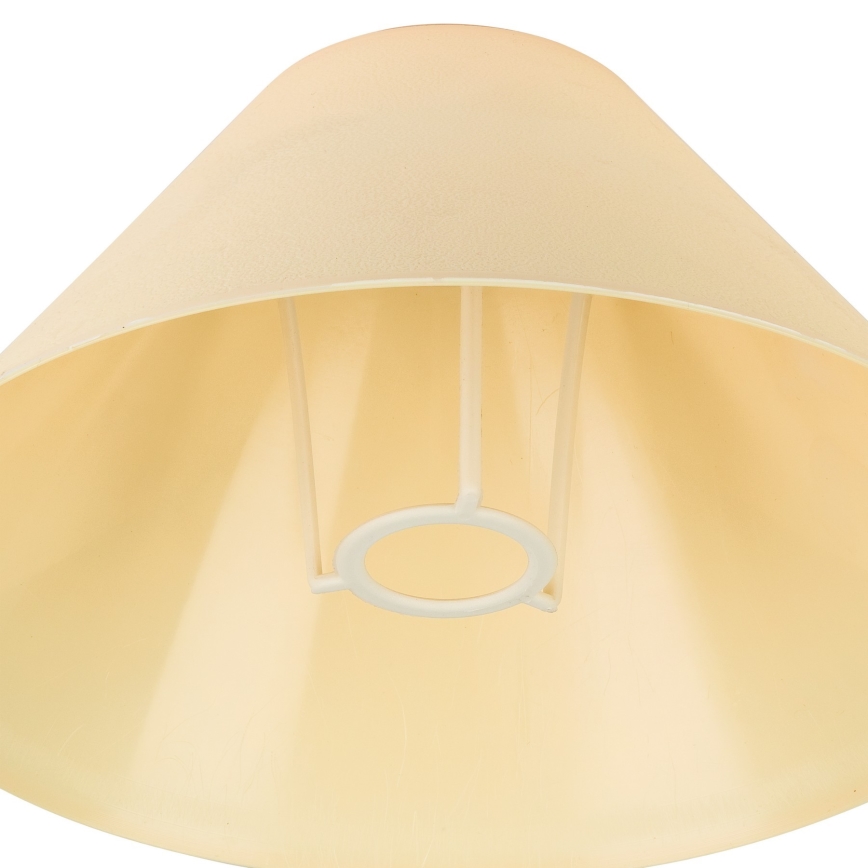 Ersättningslampskärm för bordslampa E14 21x11 cm gul