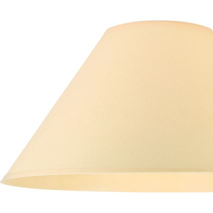 Ersättningslampskärm för bordslampa E14 21x11 cm gul