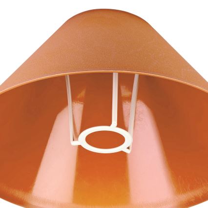 Ersättningslampskärm för bordslampa E14 21x11 cm orange
