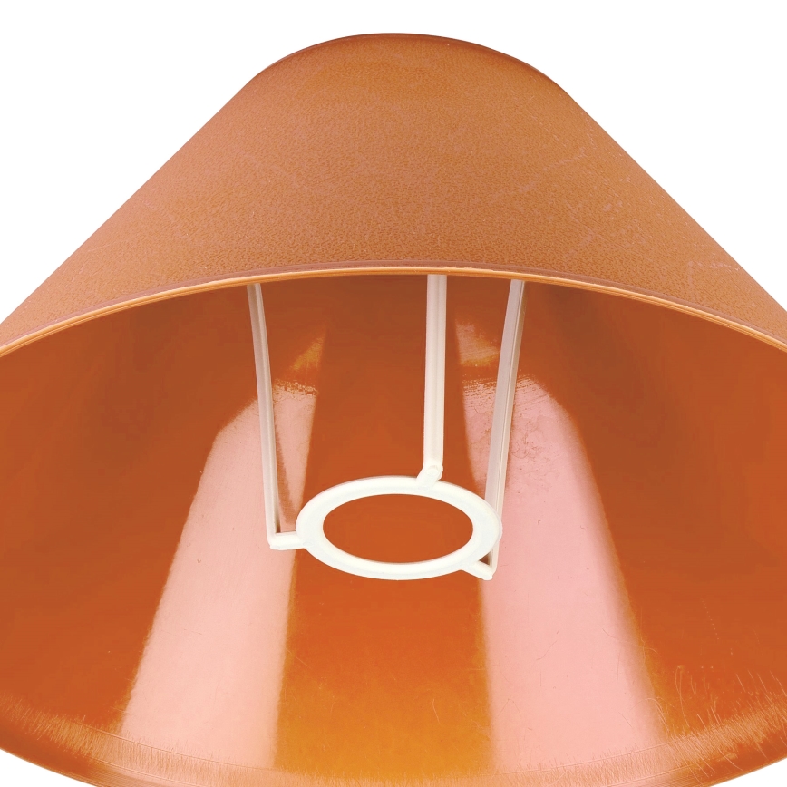 Ersättningslampskärm för bordslampa E14 21x11 cm orange