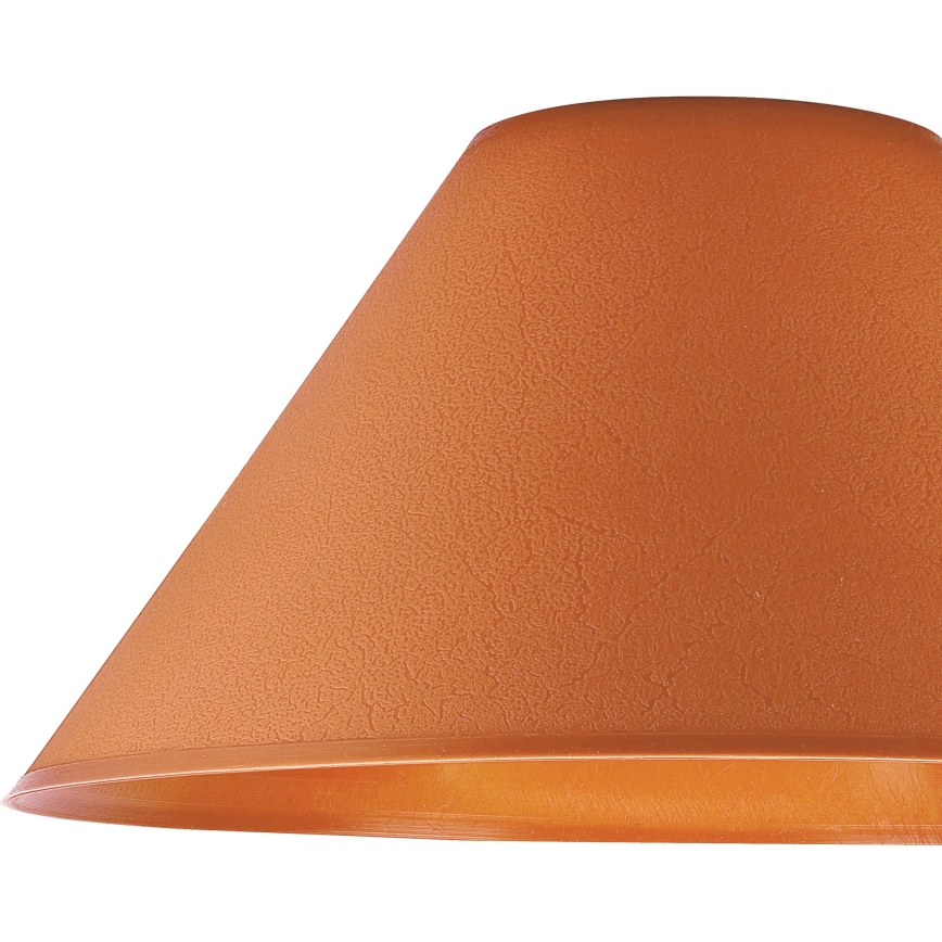 Ersättningslampskärm för bordslampa E14 21x11 cm orange