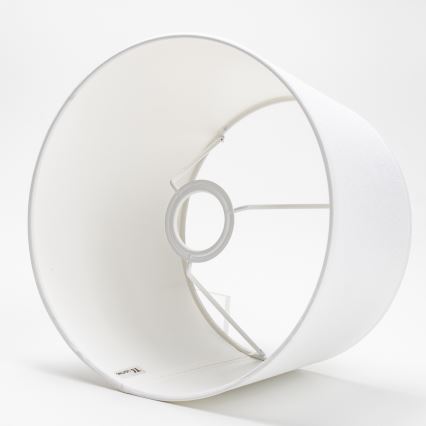 Ersättningslampskärm för bordslampa LORENZO E27 20x26 cm vit