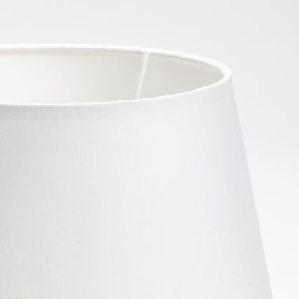 Ersättningslampskärm för bordslampa LORENZO E27 vit