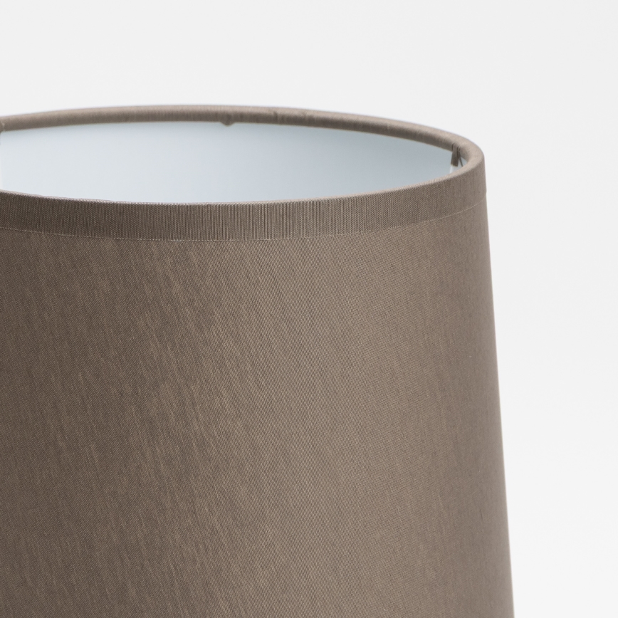 Ersättningslampskärm för bordslampa STOZEK E27 16x16 cm brun