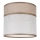 Ersättningslampskärm för ljuskrona, bordslampa och vägglampa ANDREA E27 diameter 16 cm beige/grå