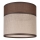 Ersättningslampskärm för ljuskrona, golvlampa och vägglampa ANDREA E27 diameter 16 cm brun/beige