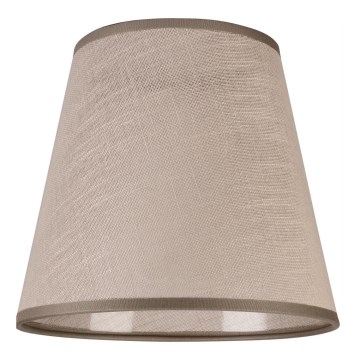 Ersättningslampskärm för ljuskrona LORENZO E27 diameter 16 cm beige