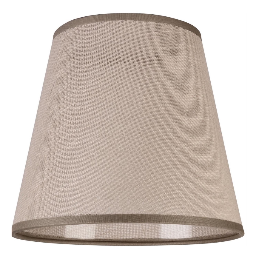 Ersättningslampskärm för ljuskrona LORENZO E27 diameter 16 cm beige