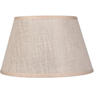 Ersättningslampskärm för ljuskrona och vägglampa ANTONIO E14 120x200 mm beige