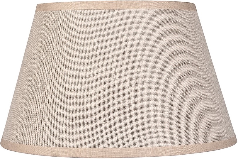 Ersättningslampskärm för ljuskrona och vägglampa ANTONIO E14 120x200 mm beige