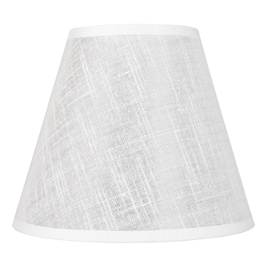 Ersättningslampskärm för ljuskrona och vägglampa ANTONIO E14 140x160 mm vit